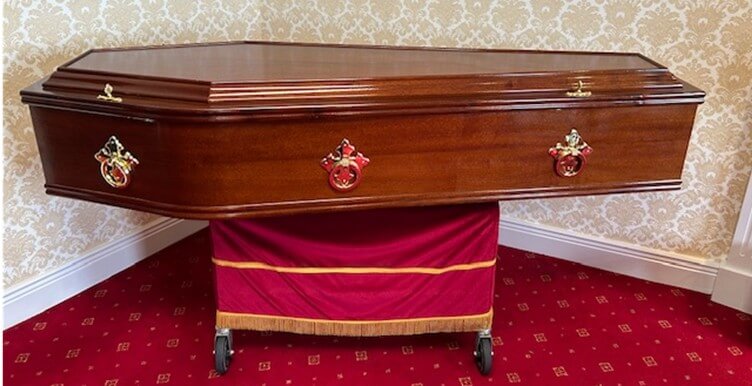 Plain Sided Mahogany Finish