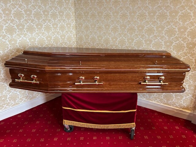 Merrion Solid Mahogony Casket